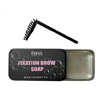 foto мыло-фиксатор для укладки бровей bless beauty brow soap с кокосовым маслом, 20 мл