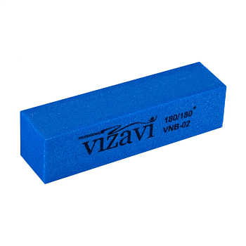 foto баф для ногтей vizavi professional vnb-02 180/180 грит, синий