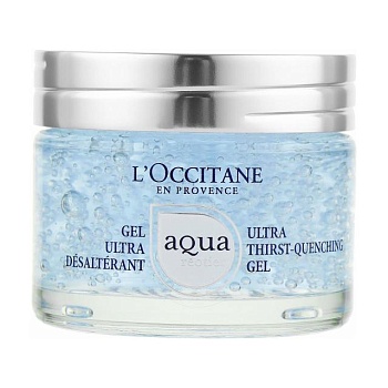 foto ультраувлажняющий гель для лица l'occitane aqua reotier ultra thirst-quenching gel, 50 мл