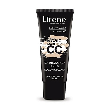 foto сс-крем для обличчя lirene magic make up cc cream, 30 мл