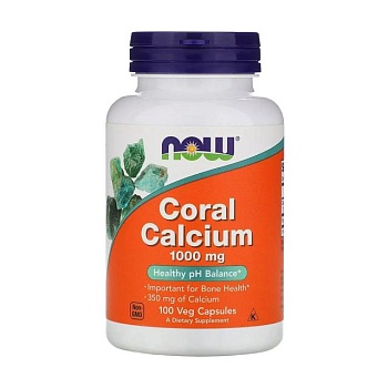 foto диетическая добавка минералы в капсулах now foods coral calcium 1000 мг, 100 шт