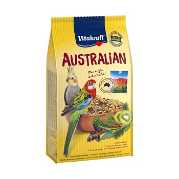 foto корм для австралийских попугаев vitakraft australian, 750 г