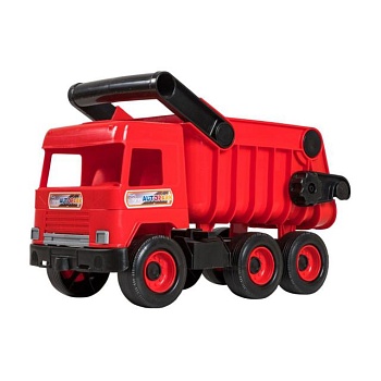 foto детская игрушка tigres middle truck самосвал, в коробке, красный, от 1 года (398486)