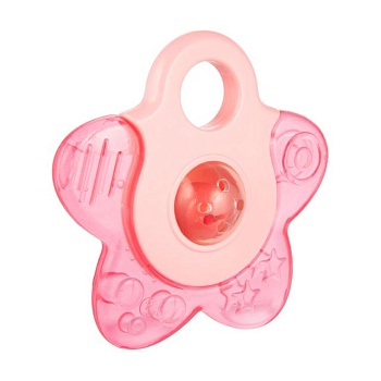 foto погремушка-зубогрызка с водой canpol babies звездочка, розовая (56 / 161_cor)