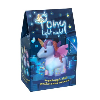 foto набор для творчества strateg pony light night, сделай свой ночник, от 3 лет (30704)