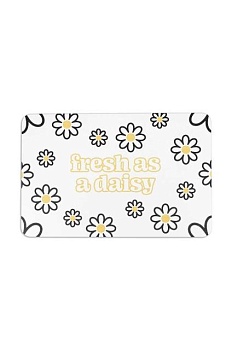 foto коврик для ванной artsy doormats fresh as a daisy