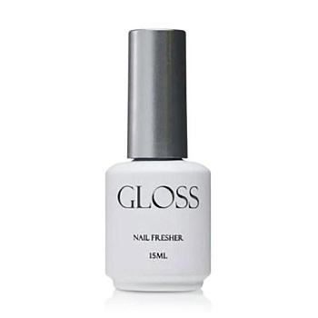 foto знежирювач для нігтів gloss nail fresher, 15 мл