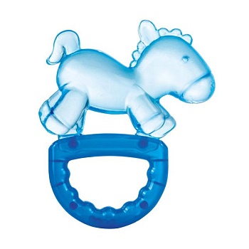 foto погремушка-зубогрызка canpol babies лошадка, голубая, с рождения (74/018)