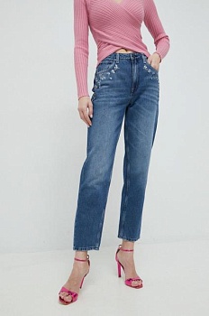 foto джинсы guess mom jean женские высокая посадка