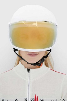 foto горнолыжный шлем poc levator mips цвет белый