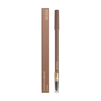 foto пудровий олівець для брів paese powder brow pencil soft brown, 1.19 г