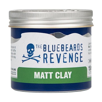 foto глина для укладки волос the bluebeards revenge matt clay средней фиксации, 150 мл