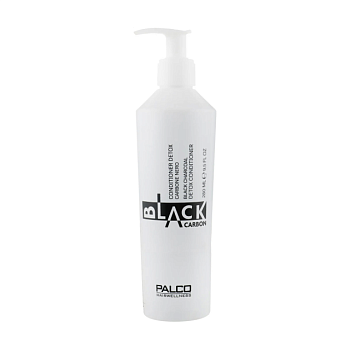 foto очищувальний кондиціонер для волосся palco professional black carbon conditioner detox, 280 мл