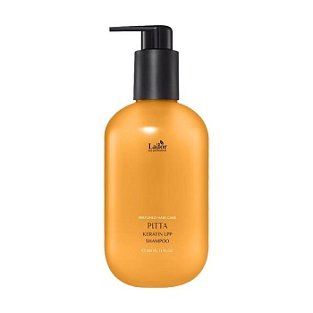 foto парфумований шампунь для волосся la'dor keratin lpp shampoo pitta з кератином, 350 мл