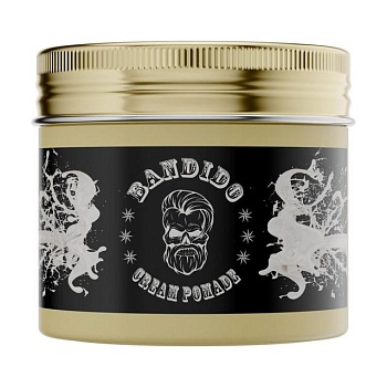foto мужская кремовая помада для укладки волос bandido cream pomade, 125 мл