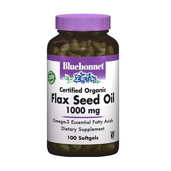 foto диетическая добавка в желатиновых капсулах bluebonnet nutrition flax seed oil органическое льняное масло 1000 мг, 100 шт