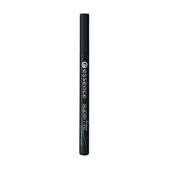 foto підводка-фломастер для очей essence super fine eyeliner pen 01 deep black, 1 мл