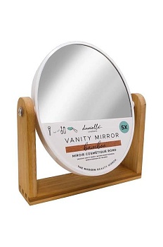 foto косметическое зеркало danielle beauty bamboo vanity