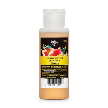 foto антисептик для рук mayur манго (ізопропіловий спирт 70%), 75 мл