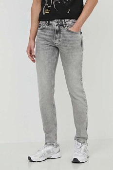 foto джинсы versace jeans couture мужские цвет серый