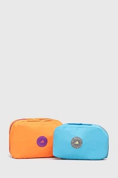 foto косметичка adidas by stella mccartney 2-pack колір помаранчевий