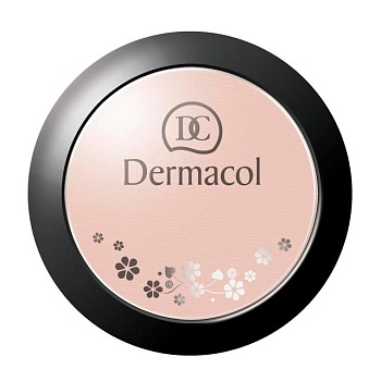 foto мінеральна компактна пудра для обличчя dermacol mineral compact powder, 02, 8.5 г