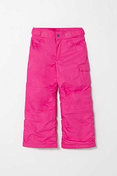 foto детские брюки columbia цвет фиолетовый