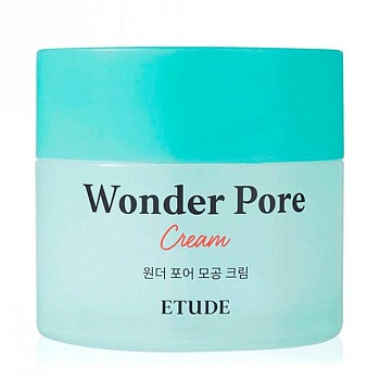 foto матувальний крем для обличчя etude house wonder pore cream для звуження пор, 75 мл