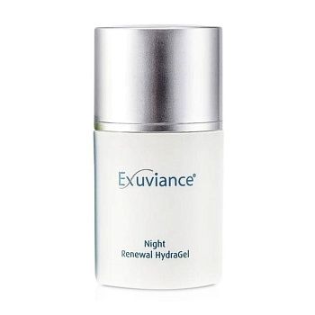 foto нічний відновлювальний гідрогель для обличчя exuviance professional night renewal hydragel, 50 г