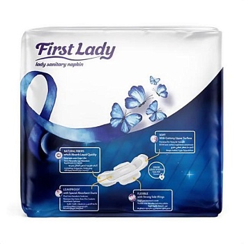 foto гігієнічні прокладки first lady ultra night розмір 3, 7 шт