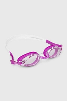 foto окуляри для плавання nike chrome колір фіолетовий