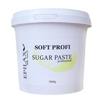 foto сахарная паста для шугаринга epilax silk touch classic sugar paste soft profi, 3 кг