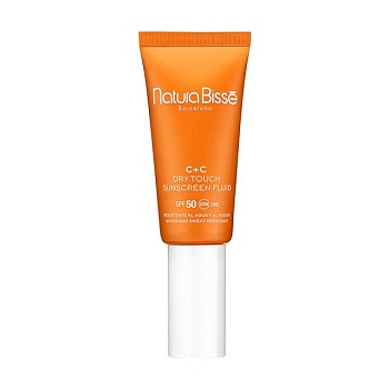 foto солнцезащитный флюид для лица natura bisse c+c vitamin dry touch spf 50 sunscreen fluid, 30 мл