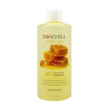 foto тонер для лица enough rosehill honey skin с экстрактом меда, 300 мл
