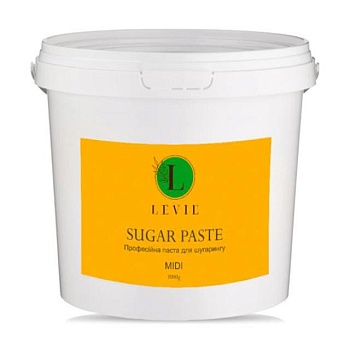 foto цукрова паста для шугарингу levie sugar paste midi апельсин, 3 кг