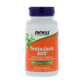 foto дієтична добавка в капсулах now foods testojack 300 репродуктивне здоров'я чоловіків, 60 шт