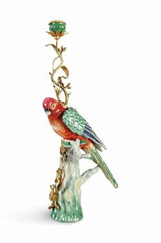 foto декоративний свічник &k amsterdam parrot deluxe