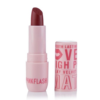 foto матовая помада для губ pinkflash silky velvet lipstick bb02, 3.4 г