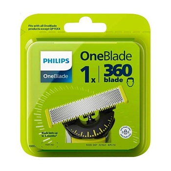foto сменный картридж для бритья philips oneblade qp410/50 мужской, 1 шт