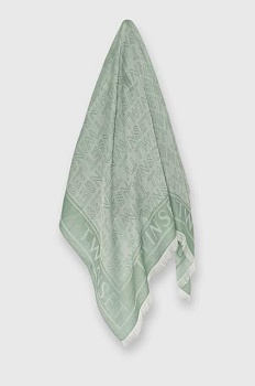foto шарф twinset женский цвет зелёный узорный