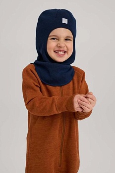 foto детская шапка reima starrie цвет синий