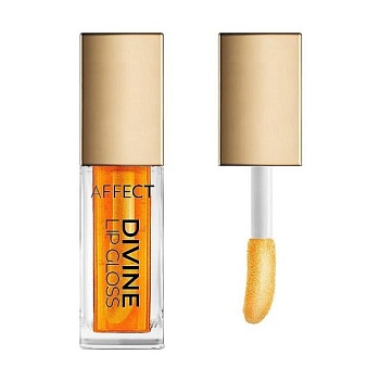 foto масло для губ affect cosmetics divine lip gloss oil, sunshine, 5 г