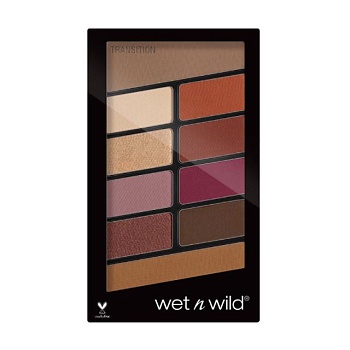foto палетка тіней для повік wet n wild color icon eyeshadow 10 pan palette, rose in the air, 10 г