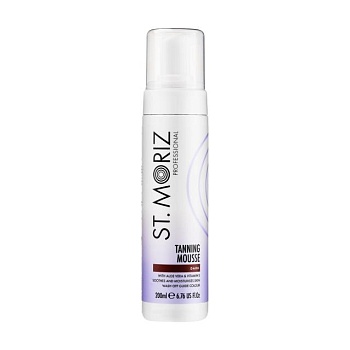 foto мусс-автозагар для тела st. moriz instant self tanning mousse dark, 200 мл