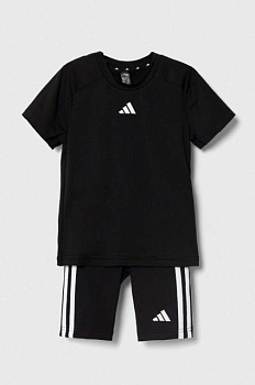 foto дитячий комплект adidas колір чорний