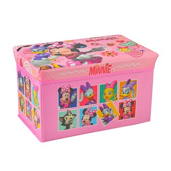 foto кошик-скринька для іграшок країна іграшок minnie mouse, 40*25*25 см (d-3524)