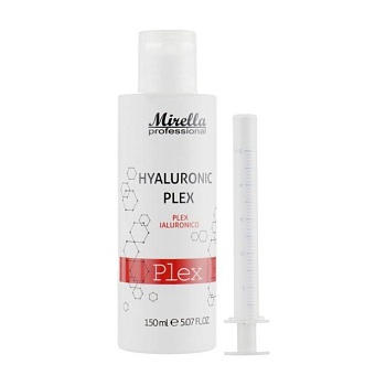 foto гиалуроновый плекс для волос mirella professional hyaluronic plex, 150 мл