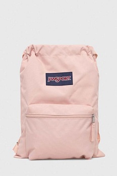 foto рюкзак jansport колір рожевий з аплікацією