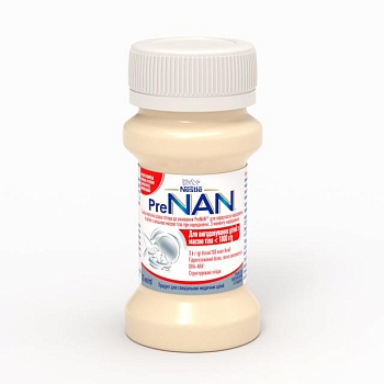 foto жидкая молочная смесь pre nan для недоношенных, 70 мл