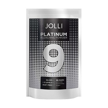 foto освітлювальна пудра для волосся unic jolli platinum bleaching powder, 450 г